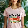 thumbnail image 5 of Kids Back to School T-Shirt | Our Future Leader Graphic Tee for Boys Girls, Black, Size 3XL, 5 of 6