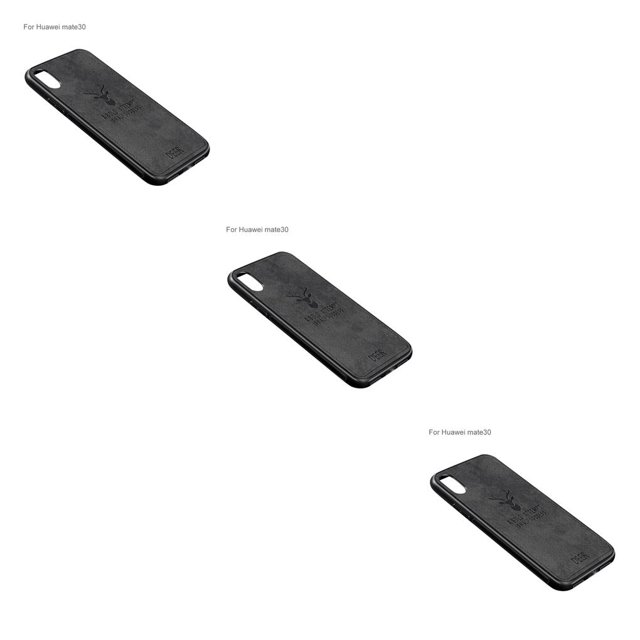 Sidaley Funda de teléfono TPU Funda para teléfono inteligente Protector de teléfono móvil a prueba de sacudidas, reemplazo para Mate30, negro Type1 NO1