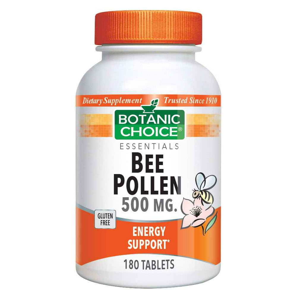 Botanic Choice Bee Pollen Tablets 500 mg.,180 tablets