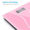 thumbnail image 6 of ZOUYUE Digital Bathroom Scale - Toughened Glass Electronic Weight Scale 396lb/180kg, 6 of 9