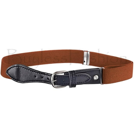 Buyless Fashion Kids Girls Elastic Adjustable Stretch Belt with Leather