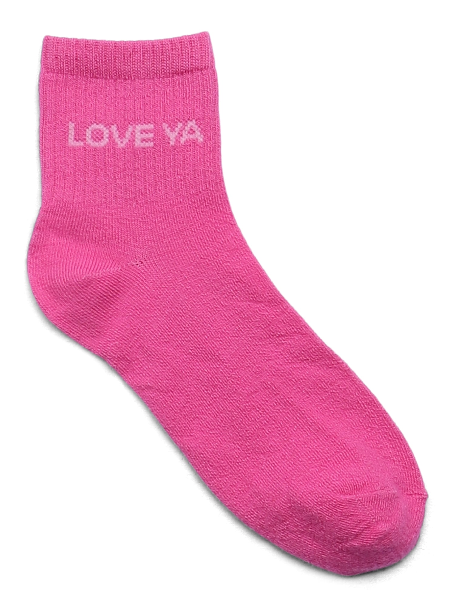 No Boundaries Ankle Socks, 3-Pack, Women's, Size 4-10