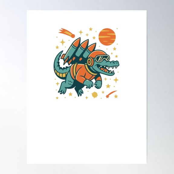 Copy Of Bombardiro Crocodilo Poster Wall Art, Modern Wall Decor For Living Room Bedroom, 24x36 UNFRAMED
