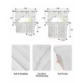 thumbnail image 5 of Sparrow Swag Kitchen Curtains Sets for Windows 24 Inch Length, Spring Birds on The Branches Vintage Country Short Window Curtain Panels Swags Valances and Tiers 3 Piece Set for Cafe/Dining Room, 5 of 5