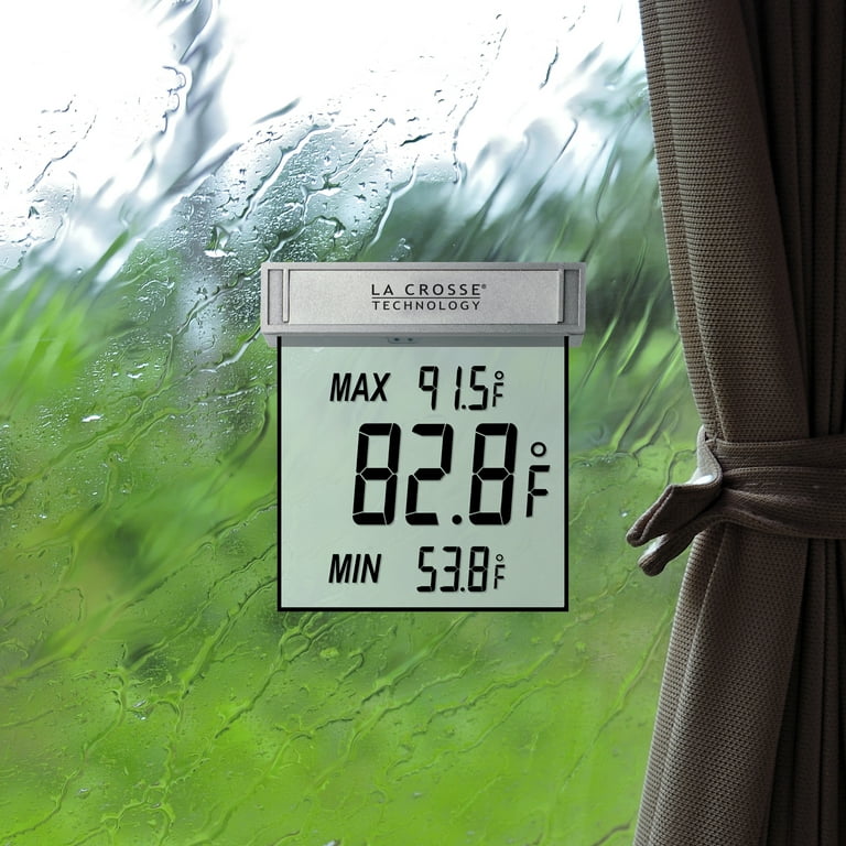 La Crosse Technology WS-1025 Outdoor Digital Window Thermometer 