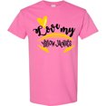 thumbnail image 3 of Inktastic Love My Yellow Jackets Football T-Shirt, 3 of 5