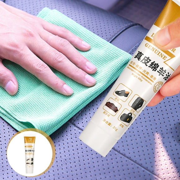 Dvkptbk Leather Care Cream 35G Leather Sheep Oil Leather Maintenance Oil Leather Clothing Leather Shoe Oil Colorless Maintenance Oil Automobiles & Motorcycles