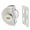 Round Single Door, variant on kowaku Frameless Glass Door Lock, Push Sliding Door Lock, Keyless Gate Lock, Mechanical Password Lock for Bathroom, Shopping Mall, Shower Room Round Single Door