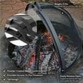 thumbnail image 3 of Sunnydaze Easy Access 40" Round Steel Spark Screen with Hinged Door, 3 of 13