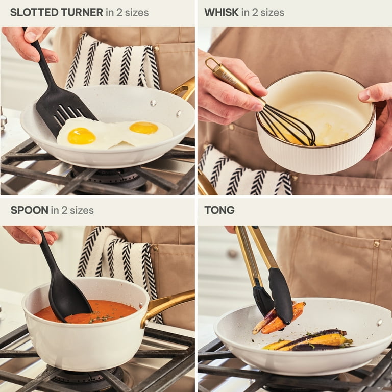 Thyme & Table 12- Piece Silicone Cooking Utensil Set, Black