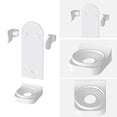 thumbnail image 4 of bedienty 2 Pcs Support Mural Universel pour Brosse à Dents Électrique Anti-Taches Réglable Blanc normal 1pcs 1Ensemble, 4 of 6