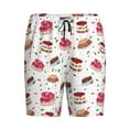 thumbnail image 3 of Yiaed Birthday Cake for Men's Soft Sleep Pajama Short Lounging Pajama Shorts-Large, 3 of 8
