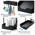 thumbnail image 6 of OVINESY Under Sink Organizer 2 Pack, Pull Out Drawer for Bathroom & Pantry Storage, Metal Frame Kitchen Organizer under Cabinet, Laundry Room Organization with Rust-Resistant Coating, Black, 6 of 9
