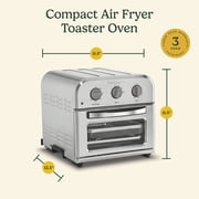 Cuisinart Compact Air Fryer Toaster Oven, Stainless Steel