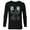 Black, variant on Marvel Black Panther: Wakanda Forever Two Worlds Reflection - Long Sleeve T-Shirt for Men - Customized-Navy