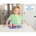 thumbnail image 6 of Snap Circuits Jr. SC100, Electronics Explorer Kit, 100+ Projects, Stem, Child 8+, Elementary School, 6 of 11