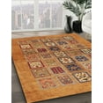 thumbnail image 2 of Ahgly Company Indoor Rectangle Abstract Orange Abstract Area Rugs, 7' x 9', 2 of 6