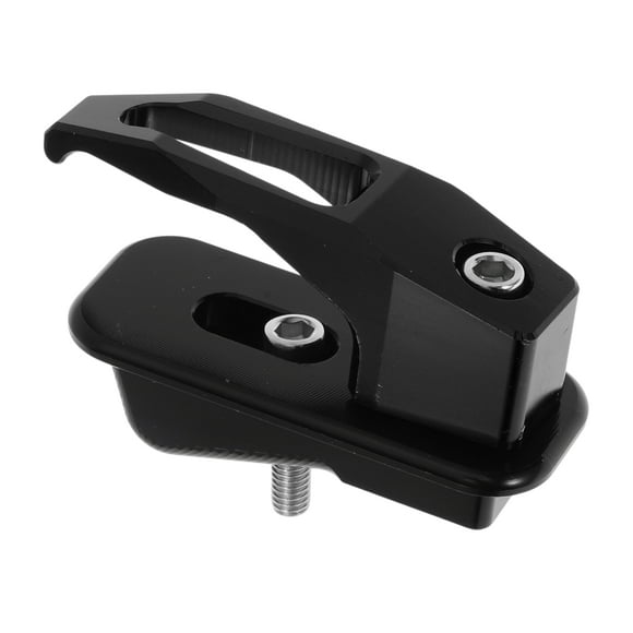 Gancho colgante para motocicleta Cuadrado Soporte para casco de motocicleta Equipaje Bolsa para scooters bicicletas Negro 78mm de longitud