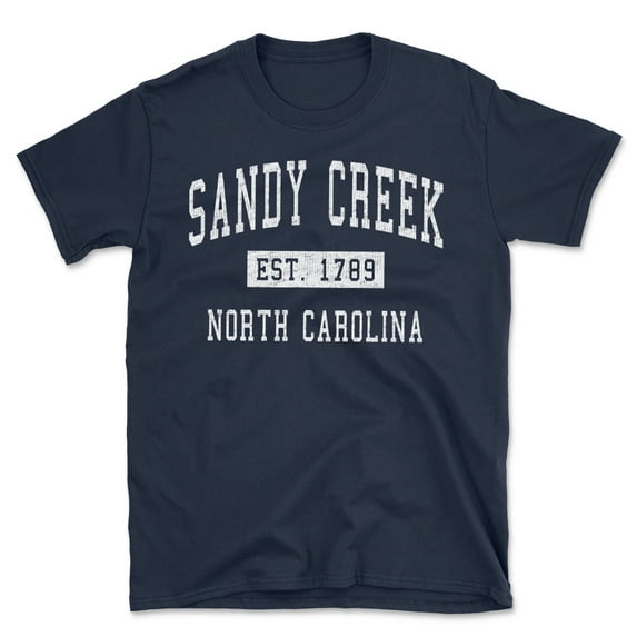 Sandy Creek North Carolina Classic Established Men's Cotton T-Shirt