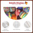 thumbnail image 5 of Bingfone Christmas Tree Skirt Mat Christmas Decoration Interior 48"-Easter Eggs1, 5 of 8