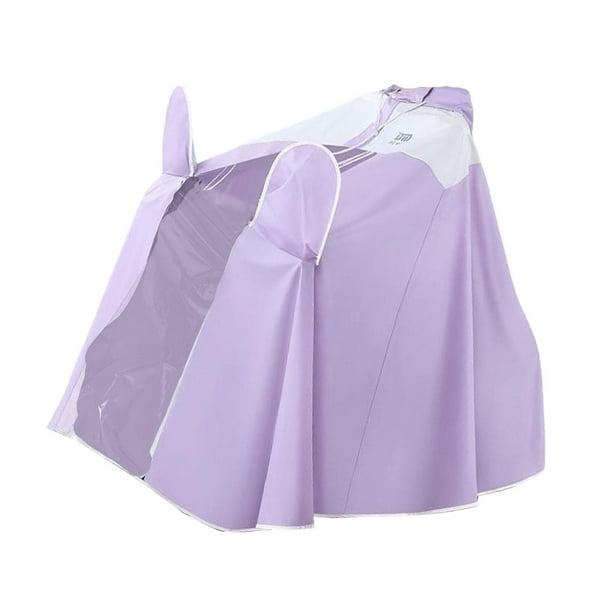 Impermeable para motocicleta, impermeable para hombres, mujeres y adultos, ropa impermeable, poncho de lluvia con capucha Morado 5XL