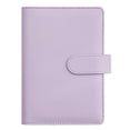 thumbnail image 3 of Cuaderno A6 ecológico y ligero de 6 anillas para viajes, escuela y oficina, color morado, 3 of 14