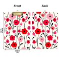 thumbnail image 5 of FORMRS Acrylic Clipboard with Low Profile Clip Standard A4 Letter Size, 12.5" x 9", Pink Floral, 5 of 8