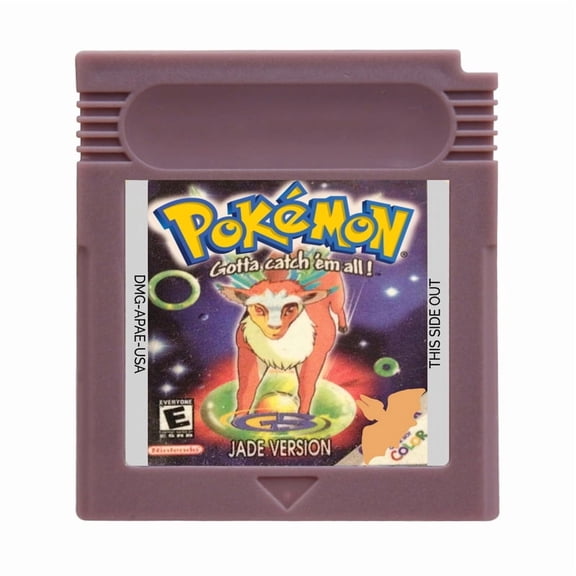 Video Games Cartridge Compatible for GB&GBC Handheld Console Pokemon Jade