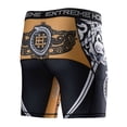 thumbnail image 2 of Extreme Hobby Men's Ragnarok Viking Vale Tudo MMA Shorts Black/Gold, 2 of 4