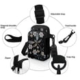 thumbnail image 5 of HELLHERO Dragonfly and Floral Pattern Polyester Crossbody Sling Bags Adjustable Strap with Casual Use with Zipper Closed Daily Commute or Casual Outings, 5 of 7