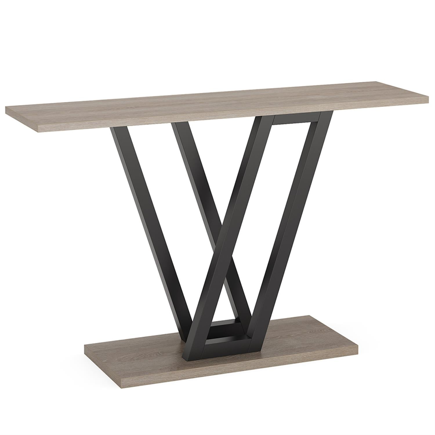 Demi Bonn 43" Console Table,dustrial Entryway Hallway Table for Hallway, Entrance, Living Room, Bedroom, Gray
