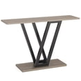 thumbnail image 3 of Demi Bonn 43" Console Table,dustrial Entryway Hallway Table for Hallway, Entrance, Living Room, Bedroom, Gray, 3 of 4