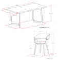 thumbnail image 3 of Simpli Home Lowell / Watkins 7-Piece Dining Set, 3 of 7