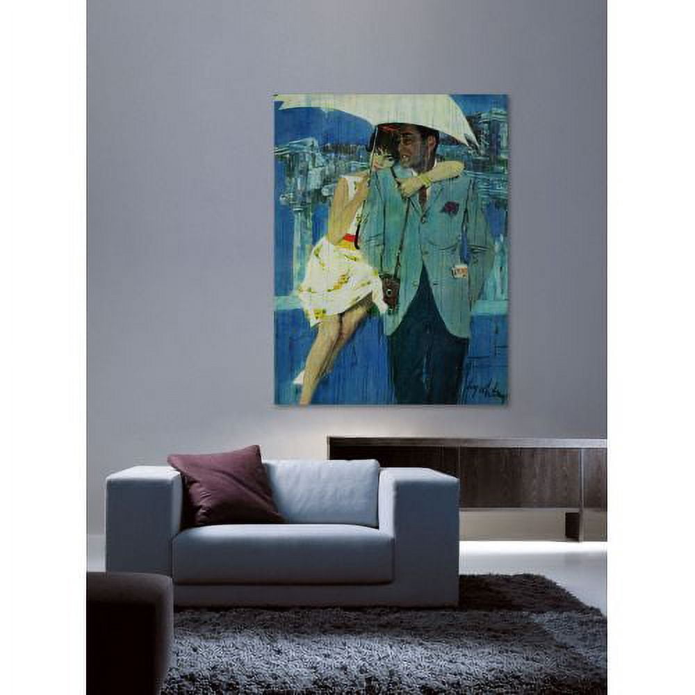 "Love Comes to Miss Lucas" Painting Print on Canvas