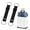 Black, variant on 2 Pcs Adjustable Luggage Straps Elastic Luggage Connector Straps for Suitcases Multi-use Fastening Bag Strap Accessories for Travel Business Trips (Rainbow)