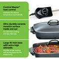 thumbnail image 5 of Open Box Presto Slimline Nonstick Electric Skillet with Tempered Glass Lid, 16", 5 of 10