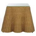 thumbnail image 2 of Safavieh Hylda Modern Metal and Rattan Fitrit End Table, Natural, 2 of 9