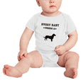 thumbnail image 2 of Every Baby Needs A Drever Dog Cute Baby Bodysuit For Boy Girl 0-3 Months, 2 of 5