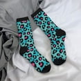 thumbnail image 5 of Disketp Leopard 1 Unisex Crew Socks Lightweight Breathable Ventilation Ankle Socks, Mid-calf socks for Daily, 5 of 6