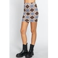 thumbnail image 2 of Argyle Jacquard Sweater Mini Skirt, 2 of 5