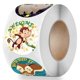 thumbnail image 4 of 500Pcs/Roll Cartoon Animal School Teacher Reward Stickers Motivate Students Sticker for Scrapbooking Cards Craft Decoration Gifts Labels, 4 of 4
