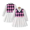 thumbnail image 3 of Beautyzll Ensemble Tricoté 2 Pcs pour Filles Bébé Tout-Petits Robe Pull Taille Haute 2-7T, 3 of 9