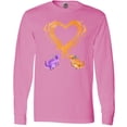 thumbnail image 3 of Inktastic Fire Heart Dragons Long Sleeve T-Shirt, 3 of 5