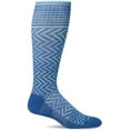 thumbnail image 3 of Sockwell Women's Chevron Moderate Graduated Compression Socks Small-Medium Navy, 3 of 9