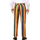 thumbnail image 3 of Pantalones de vestir a rayas INSPIRE CHIC para hombres con franjas de color contrastante 38 Azul Rojo, 3 of 5