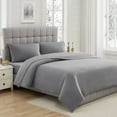 thumbnail image 2 of Viviland Plush Micro Fleece Full Bed Sheet Set - Soft Polar Fleece Velvet Sheets - Extra Warm Winter Flannel Bed Sheets With Deep Pocket - Silver Grey - Full, 2 of 5