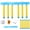 Blue, variant on Reflex Challenge Falling Sticks,Reaction Training Reflex Sticks,Drop The Stick Hand Eye Coordination Training Stick Catching