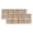 Brown, Beige, Cream, variant on 2 Pack Valances for Windows, Buffalo Plaid Fall Window Valances for Living Room/Bedroom/Bathroom, Thanksgiving Orange Brown Autumn Harvest Light Filtering Kitchen Curtain Valance 42"W x12" L
