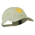 thumbnail image 5 of Fleur De Lis with Outline Embroidered Cap - Khaki OSFM, 5 of 5