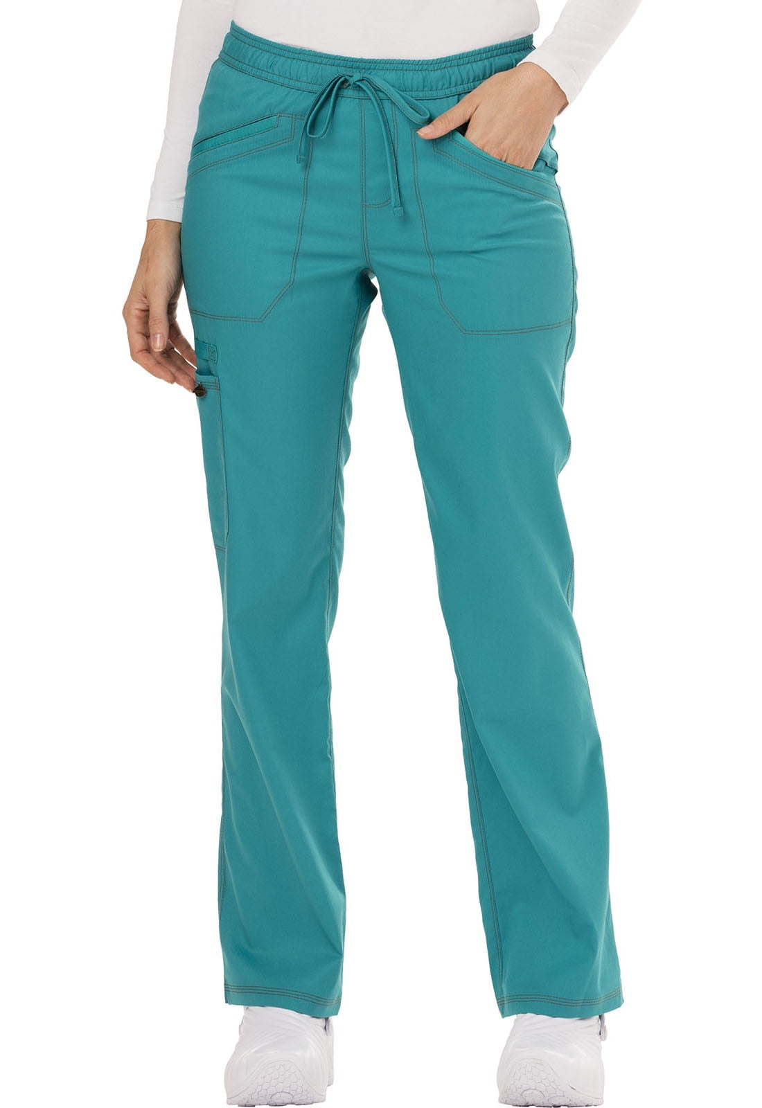 Dickies Essence Medical Scrubs Pant for Women Mid Rise Straight Leg